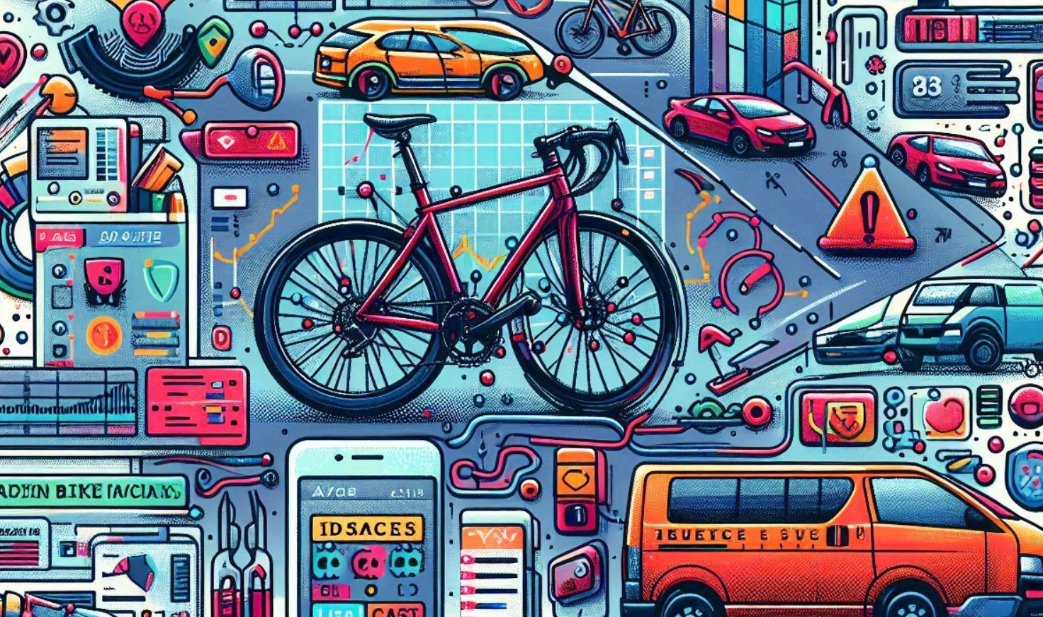Prédire la Gravité d'un accident à vélo blue background